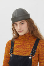 Load image into Gallery viewer, DENISE GREEN ECO-FRIENDLY LEATHER HAT
