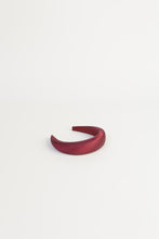 Load image into Gallery viewer, ODETTE SCARLET MOIRE&#39; HAIR BAND